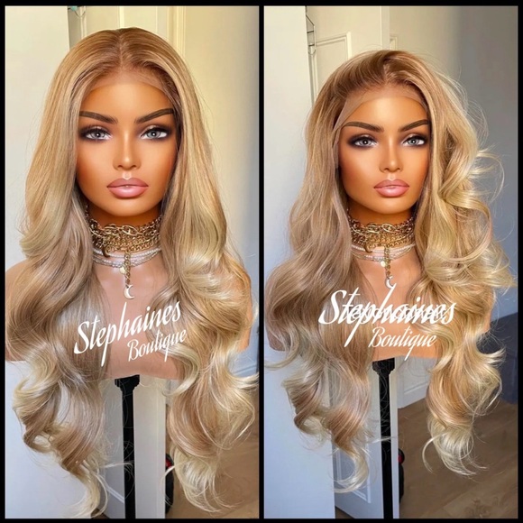 Human Hair Blended Lace Front Wig